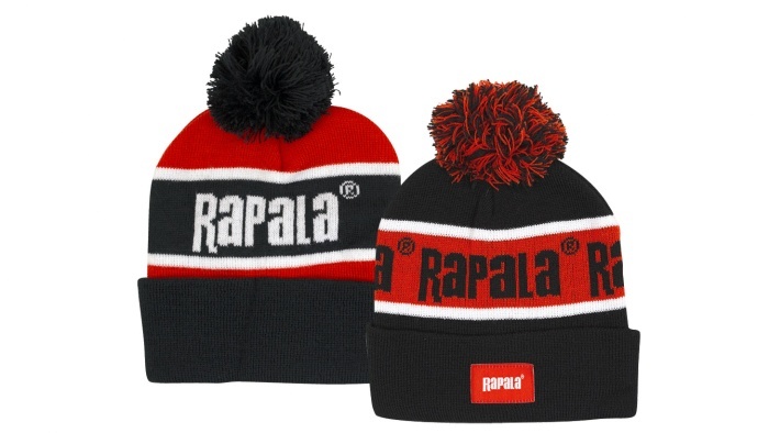 Rapala beanie black and red